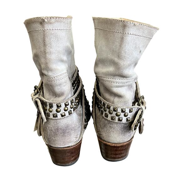 Sendra Studded Harness Leather Boots - Picture 3 of 4